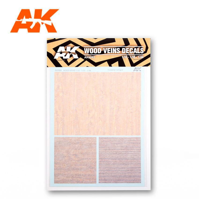 AK Interactive Wood Veins Decals AK9082